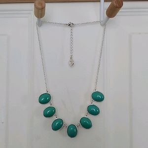Oval Turquoise Collar Necklace